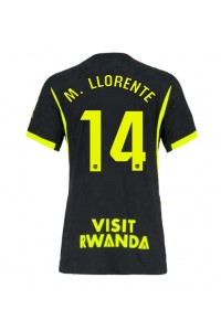 Atletico Madrid Marcos Llorente #14 Jalkapallovaatteet Naisten Vieraspaita 2026-27 Lyhythihainen
